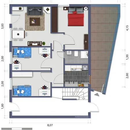 Alte Baeckerei - 00 #kids# Im Zentrum, Mit Parkplatz, Ausgestattet Apartment