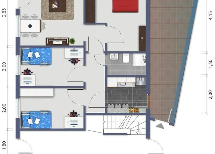 Alte Baeckerei - 00 #kids# Im Zentrum, Mit Parkplatz, Ausgestattet Apartmán